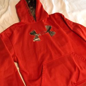 Orange/Camo Men’s Under Armour Hoodie